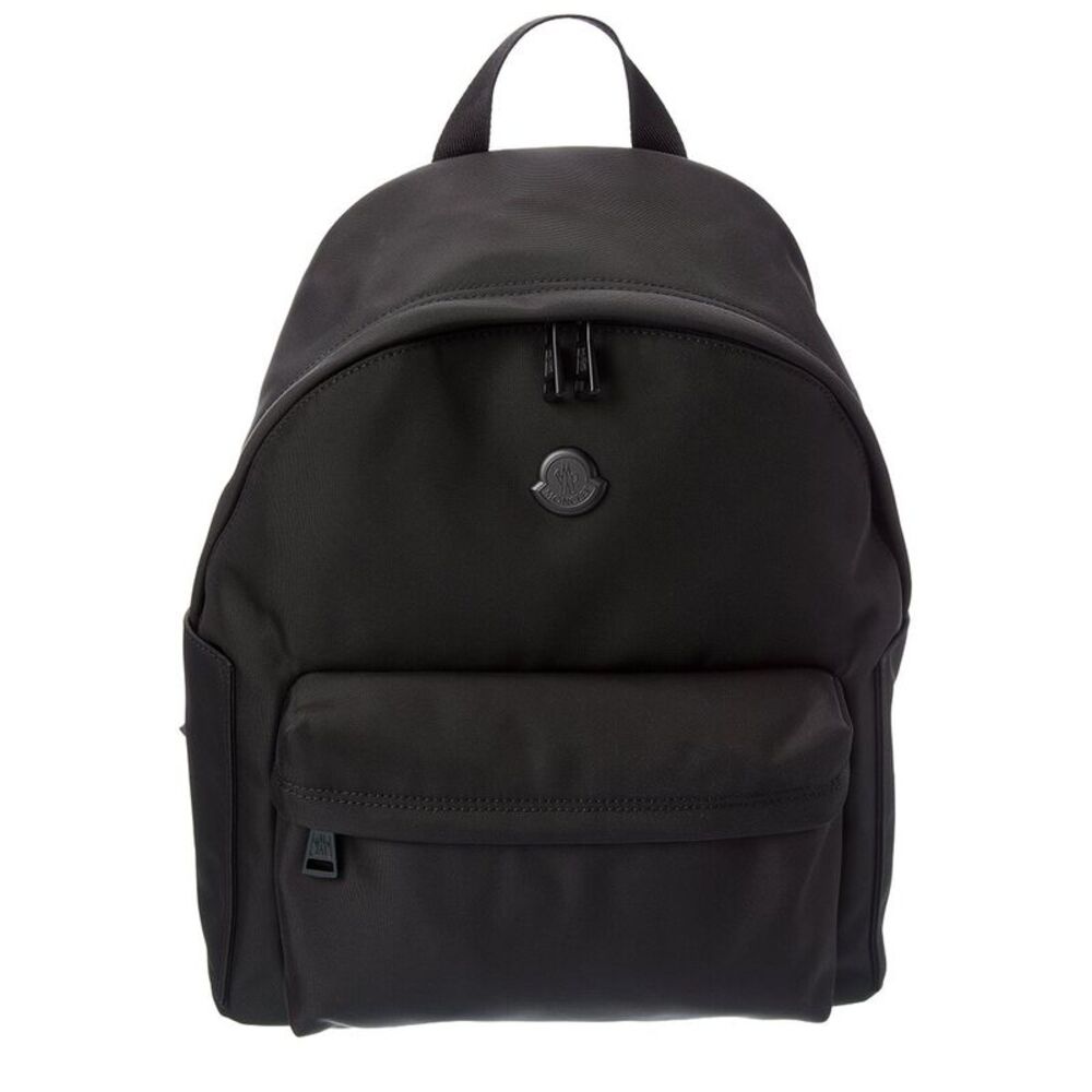 Moncler Canvas Backpack, Black